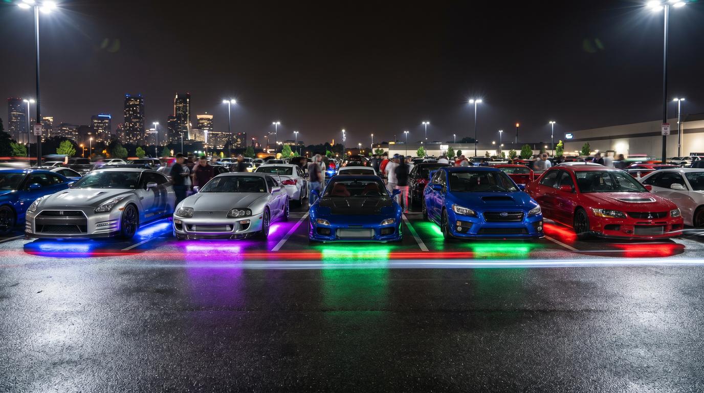 四虎视频视频-改装车聚会夜景